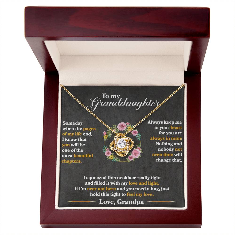 Keep Me In Your Heart - Love Knot Necklace - I Got You A Gift