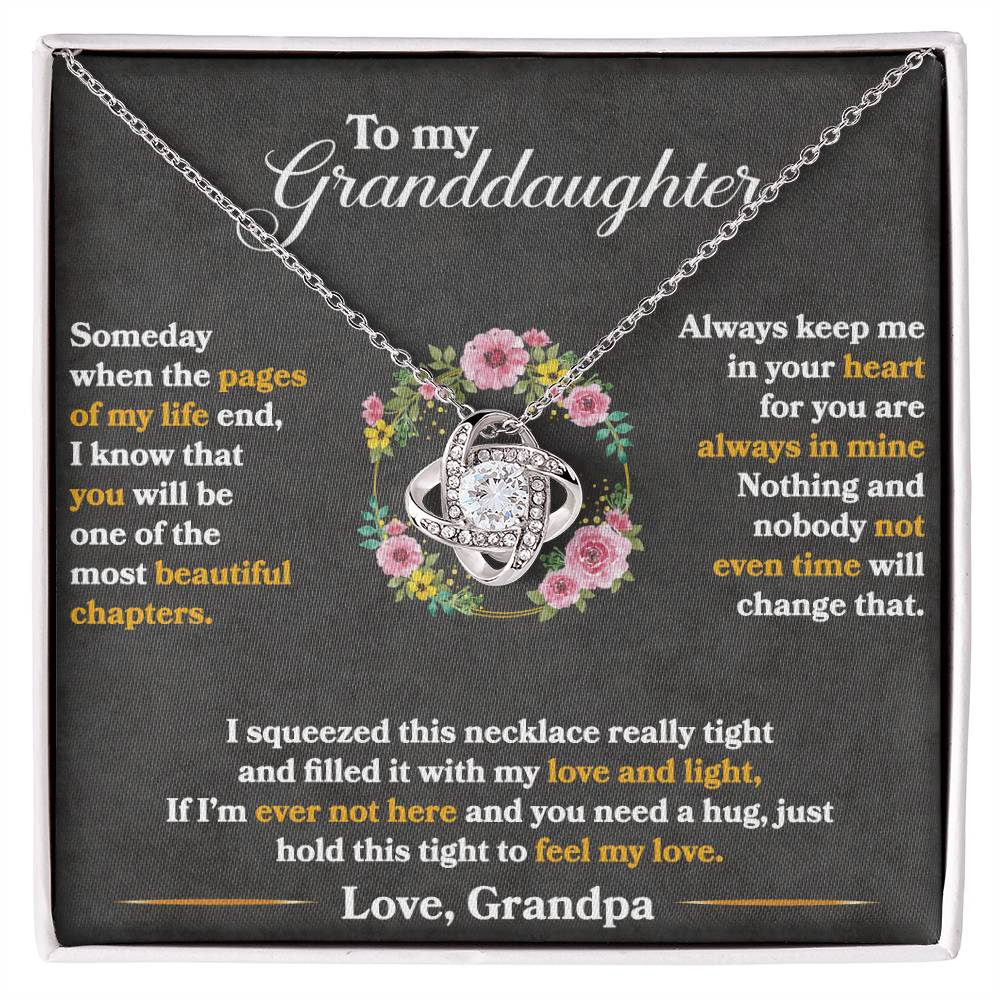 Keep Me In Your Heart - Love Knot Necklace - I Got You A Gift