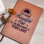 Keep Shining - Premium Vegan Leather Journal - I Got You A Gift