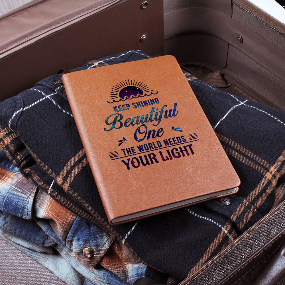 Keep Shining - Premium Vegan Leather Journal - I Got You A Gift