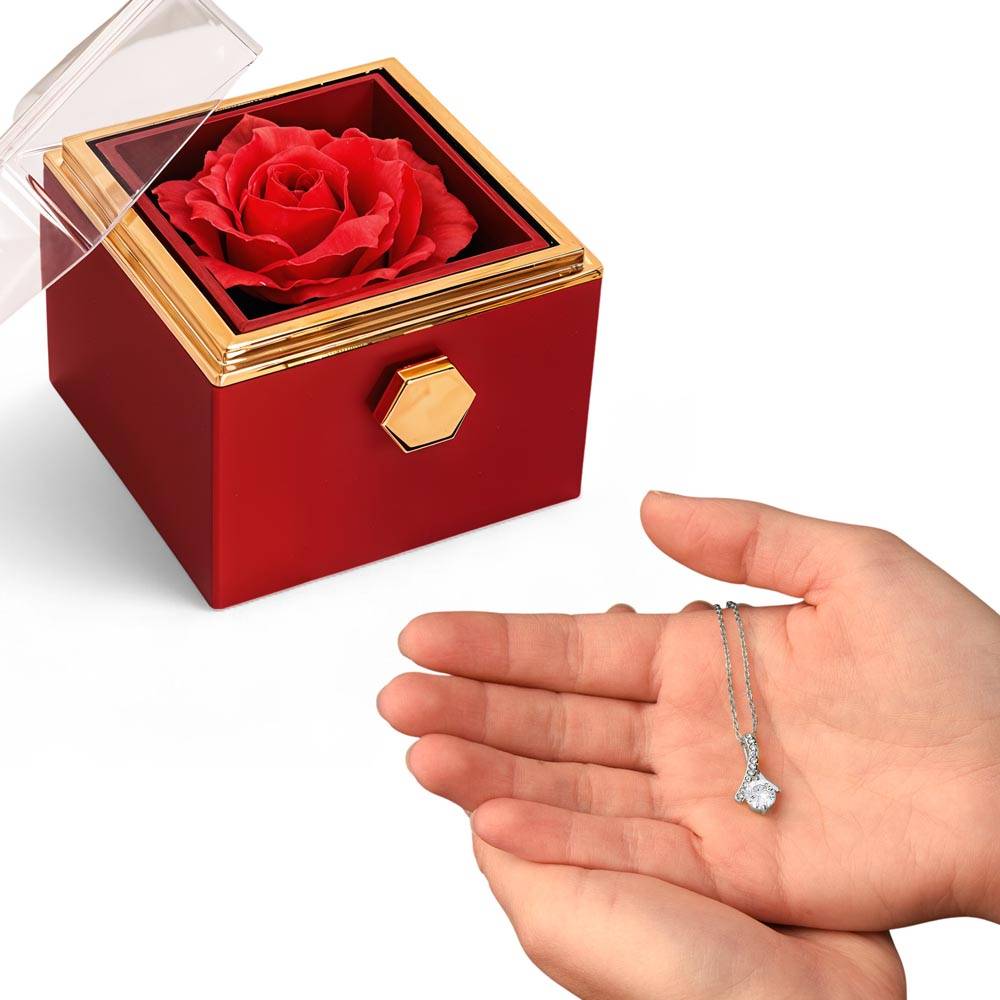 Luxury Rose Gift Box Necklace – A Moment She'll Never Forget - I Got You A Gift