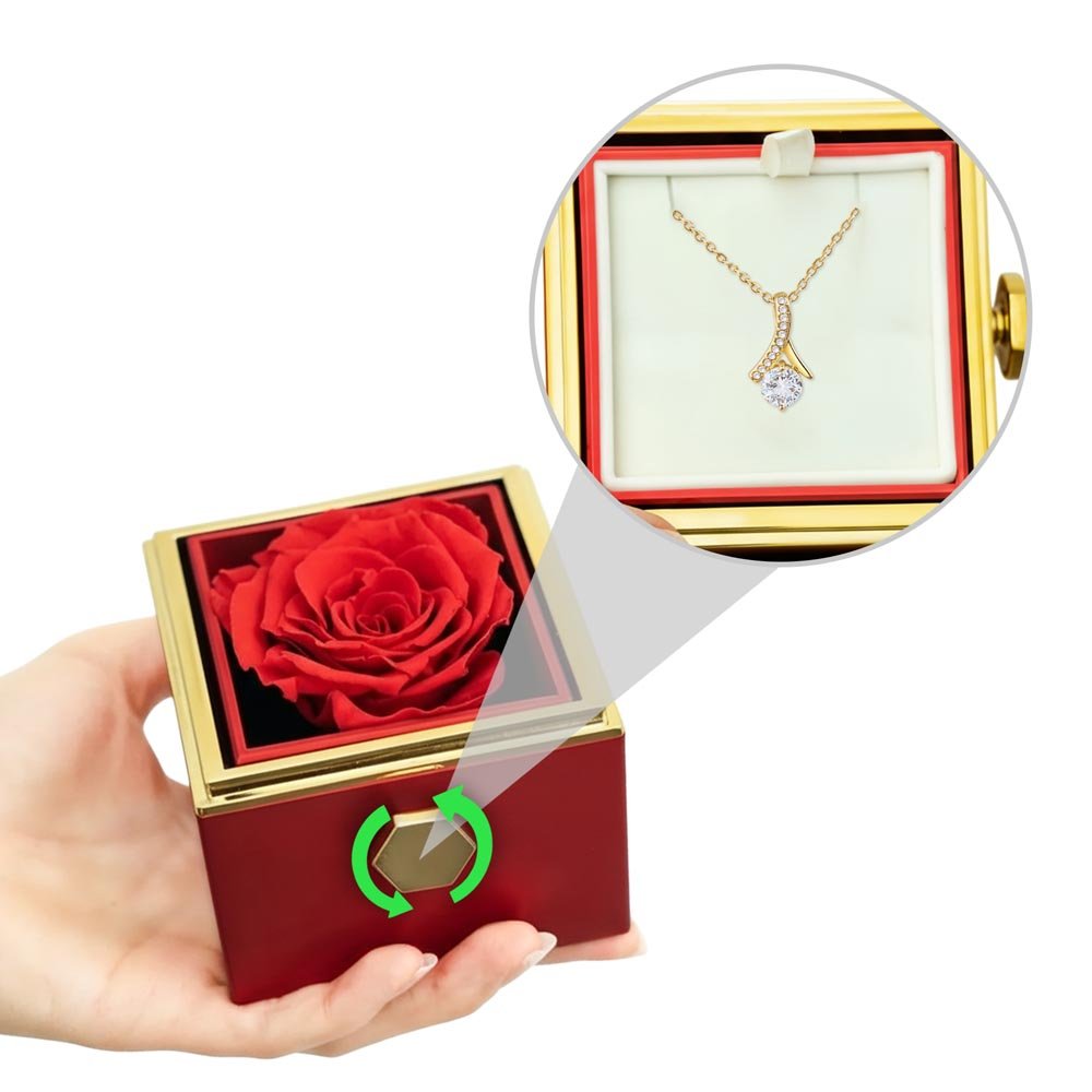 Luxury Rose Gift Box Necklace – A Moment She'll Never Forget - I Got You A Gift