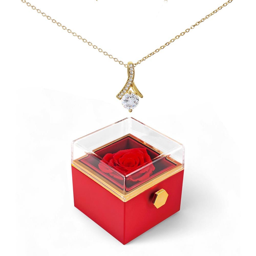 Luxury Rose Gift Box Necklace – A Moment She'll Never Forget - I Got You A Gift