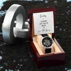 Men's Automatic Openwork Watch - Gift for The Father To Be - I Got You A Gift