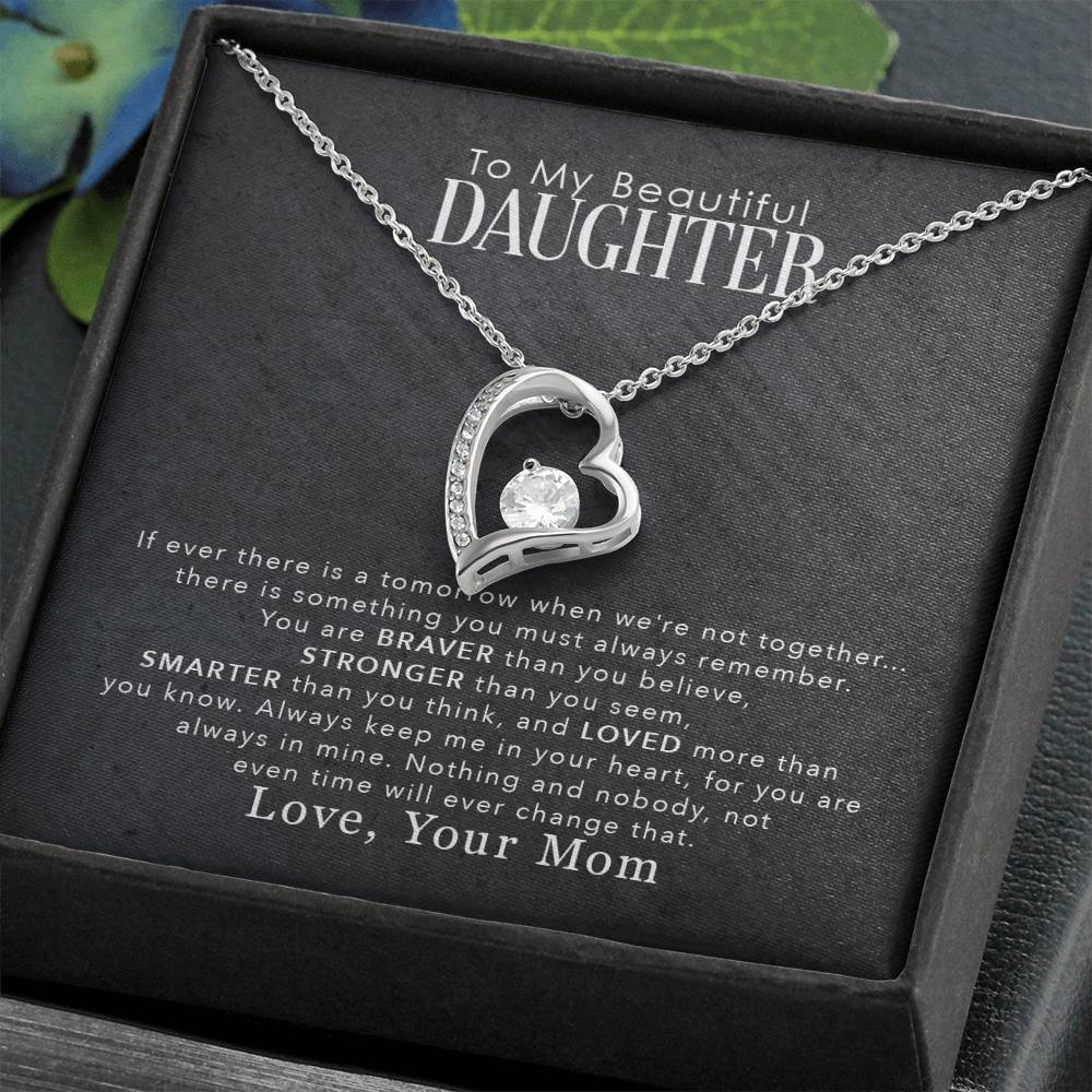 My Beautiful Daughter - Forever Love Necklace - I Got You A Gift