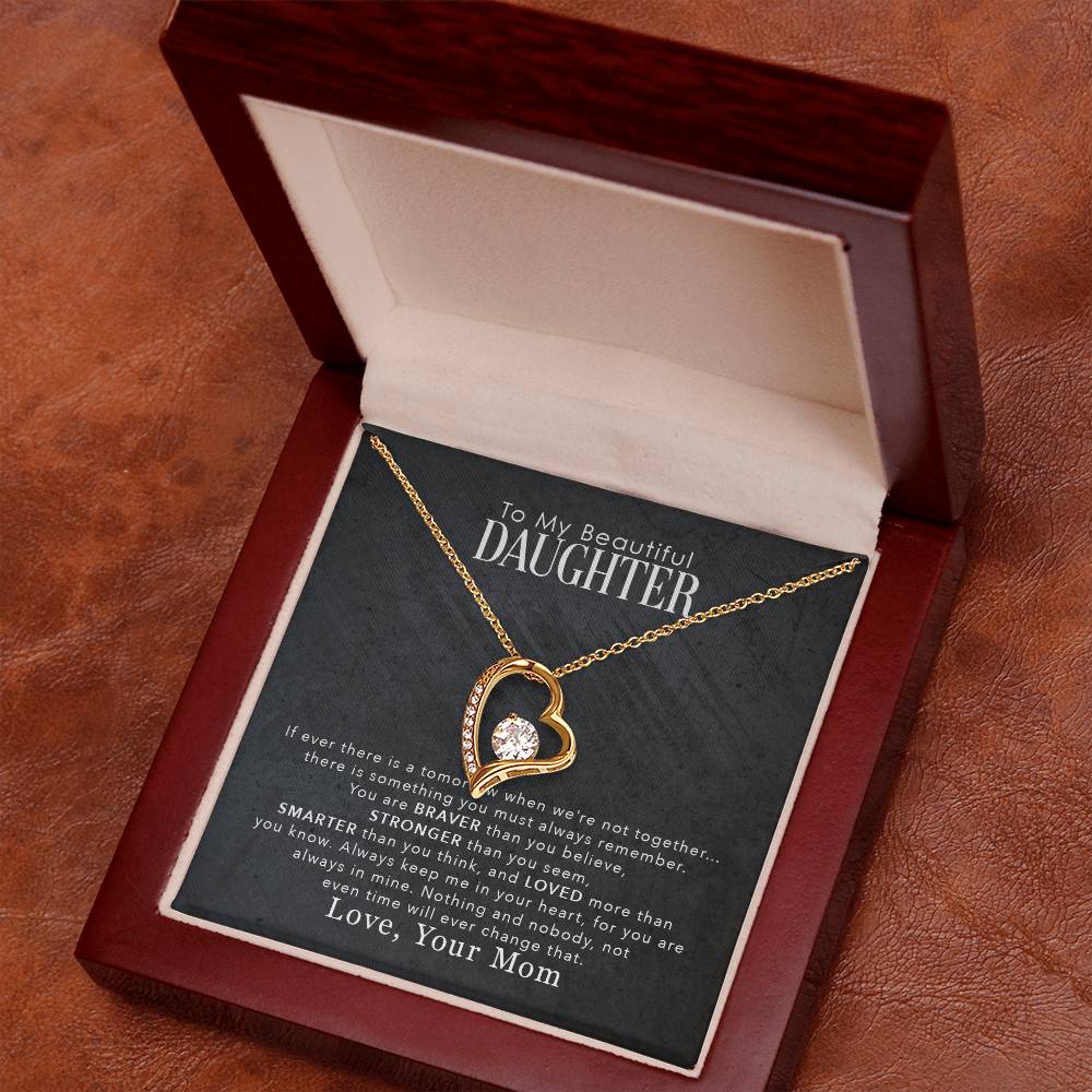 My Beautiful Daughter - Forever Love Necklace - I Got You A Gift