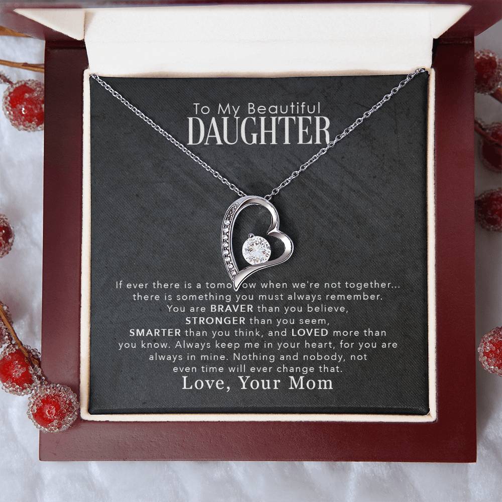 My Beautiful Daughter - Forever Love Necklace - I Got You A Gift