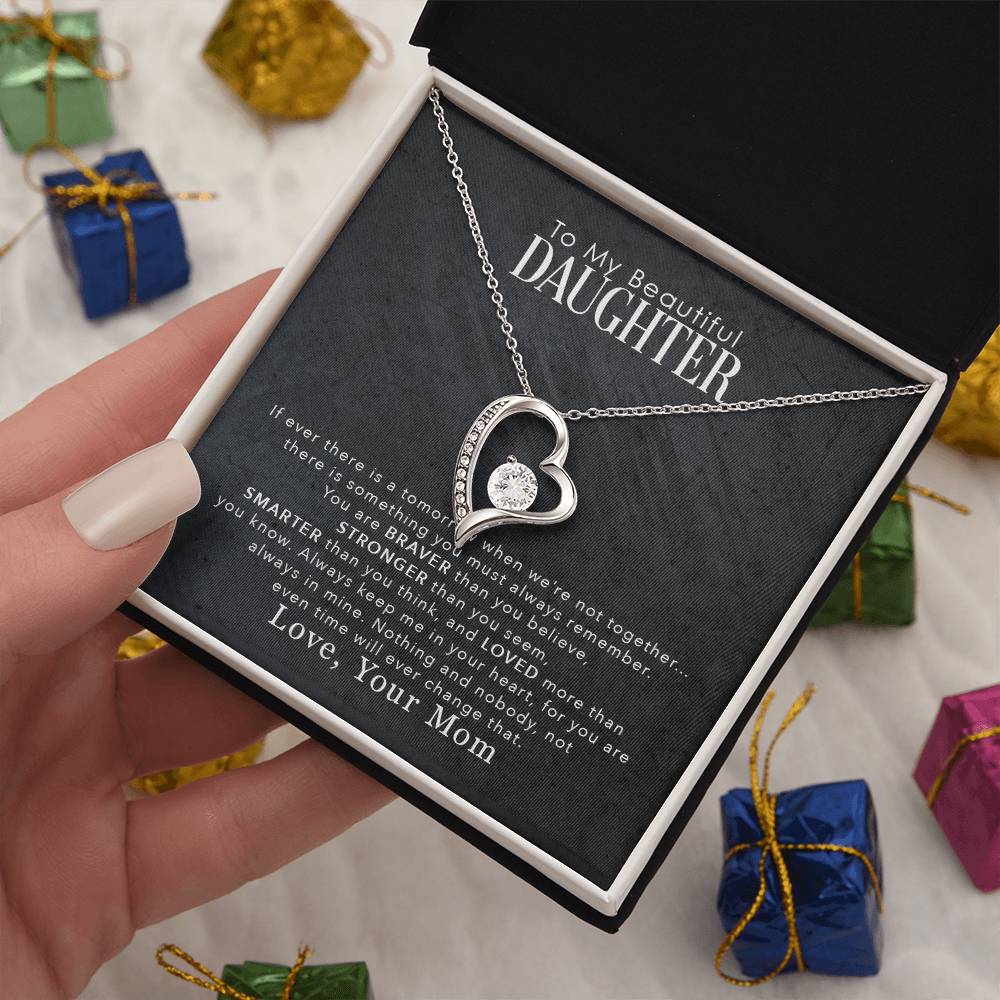 My Beautiful Daughter - Forever Love Necklace - I Got You A Gift