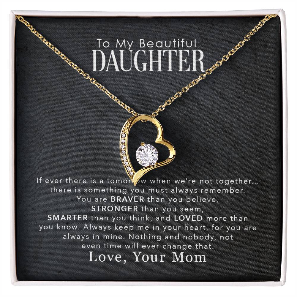 My Beautiful Daughter - Forever Love Necklace - I Got You A Gift