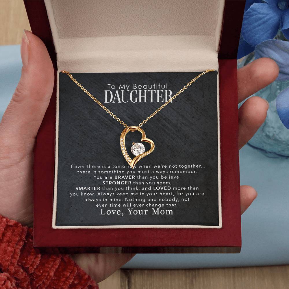 My Beautiful Daughter - Forever Love Necklace - I Got You A Gift
