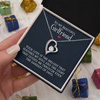 Personalized romantic necklace gift for her - jewelry keepsake expressing eternal love and timeless devotion. This meaningful gift for girlfriend, soulmate, or beloved features a handcrafted pendant with personalized message that turns a simple piece of jewelry into an unforgettable keepsake. Perfect for anniversaries, engagements, Valentine's Day, or expressing deep romantic feelings. The personalized necklace gift is meticulously designed as a luxury keepsake for special occasions.