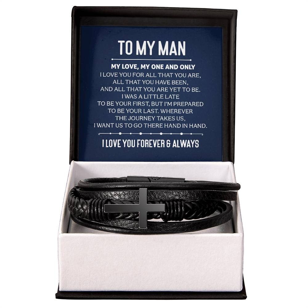 My One and Only - Leather Cross Bracelet - I Got You A Gift