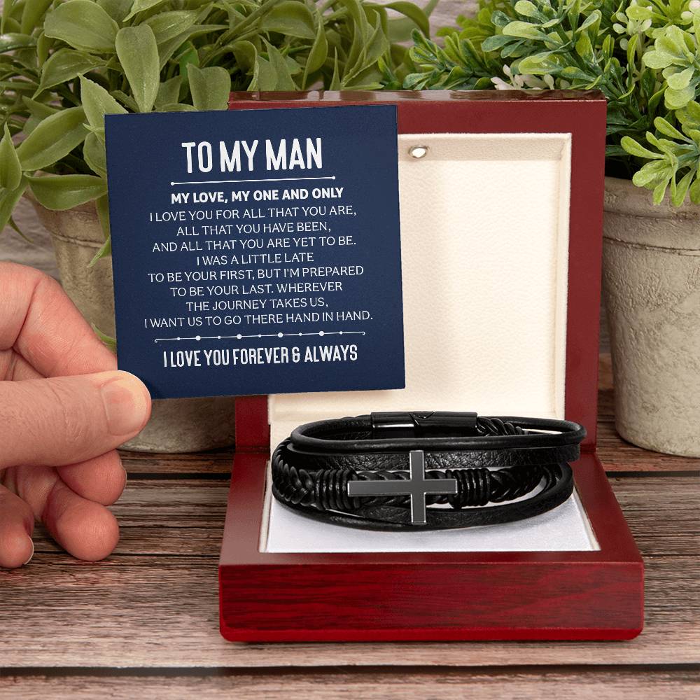 My One and Only - Leather Cross Bracelet - I Got You A Gift