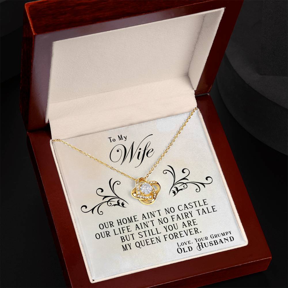 My Queen Forever - Love Knot Necklace - I Got You A Gift