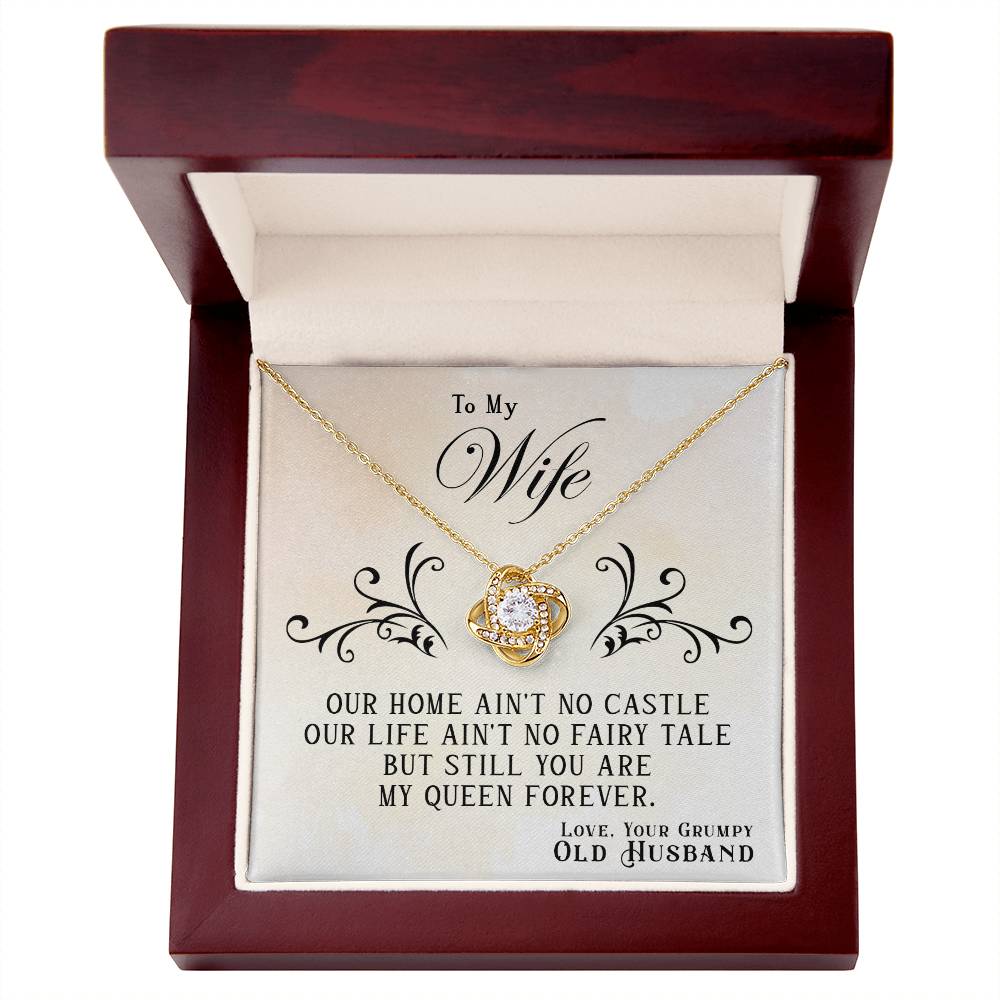 My Queen Forever - Love Knot Necklace - I Got You A Gift