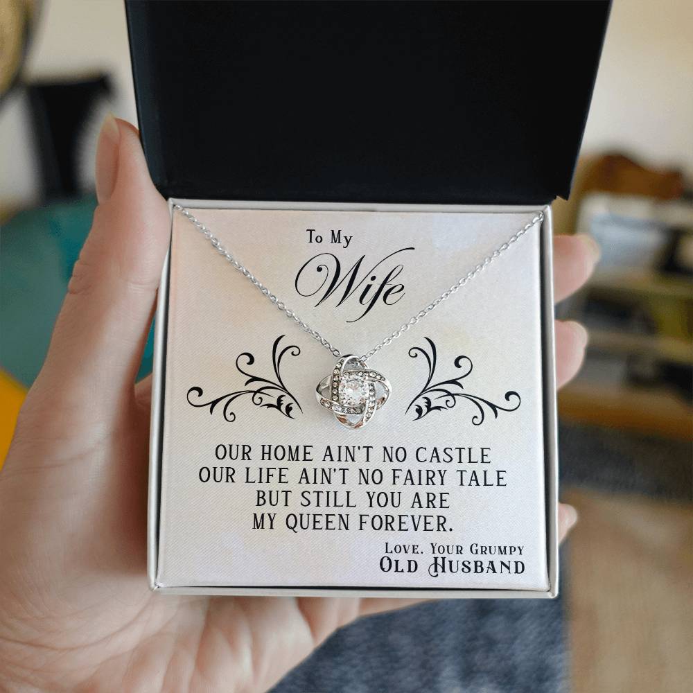 My Queen Forever - Love Knot Necklace - I Got You A Gift