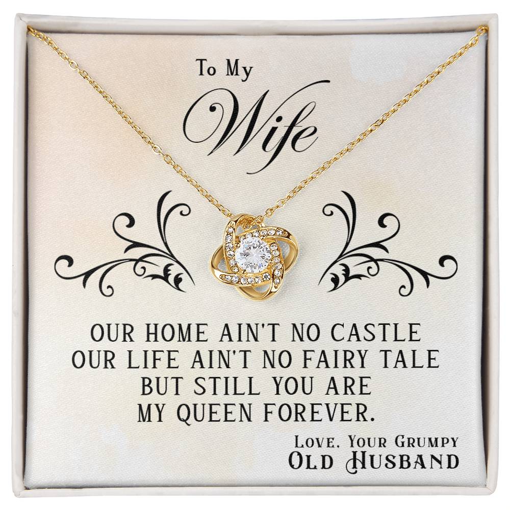 My Queen Forever - Love Knot Necklace - I Got You A Gift
