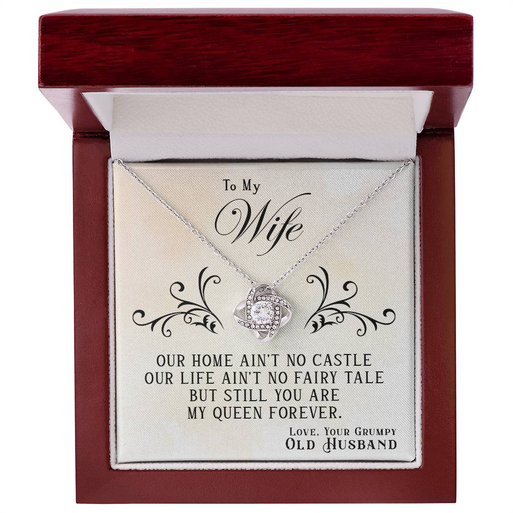 My Queen Forever - Love Knot Necklace - I Got You A Gift