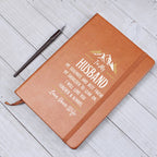 My Soulmate and Best Friend - For Husband - Premium Vegan Leather Journal - I Got You A Gift
