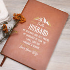My Soulmate and Best Friend - For Husband - Premium Vegan Leather Journal - I Got You A Gift