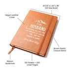 My Soulmate and Best Friend - For Husband - Premium Vegan Leather Journal - I Got You A Gift