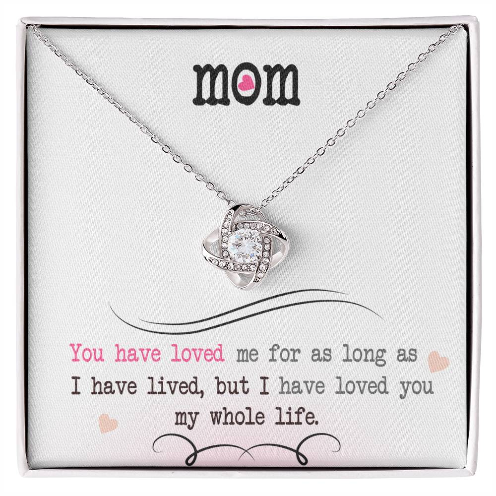 My Whole Life - Love Knot Necklace - I Got You A Gift
