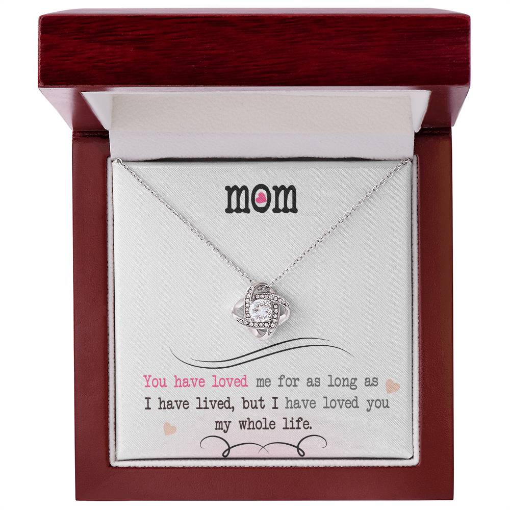 My Whole Life - Love Knot Necklace - I Got You A Gift