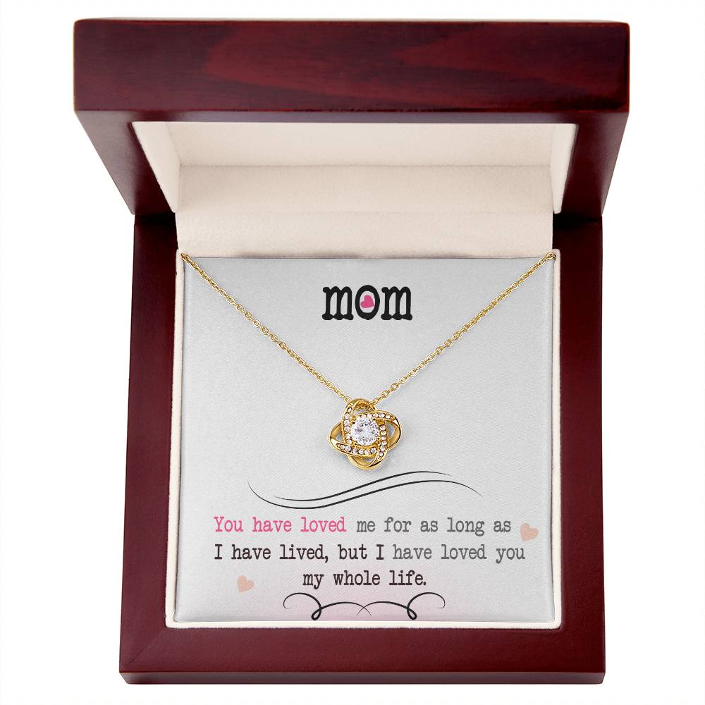 My Whole Life - Love Knot Necklace - I Got You A Gift