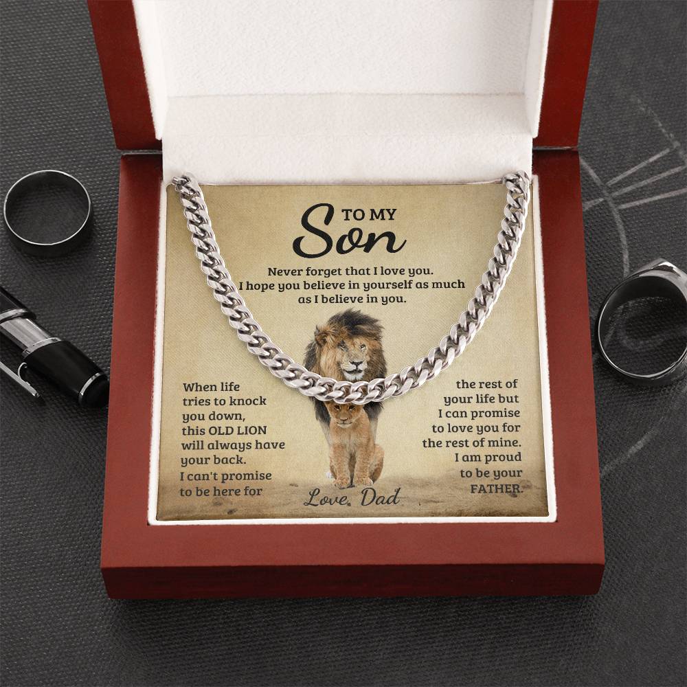 Never Forget - Cuban Link Chain - I Got You A Gift