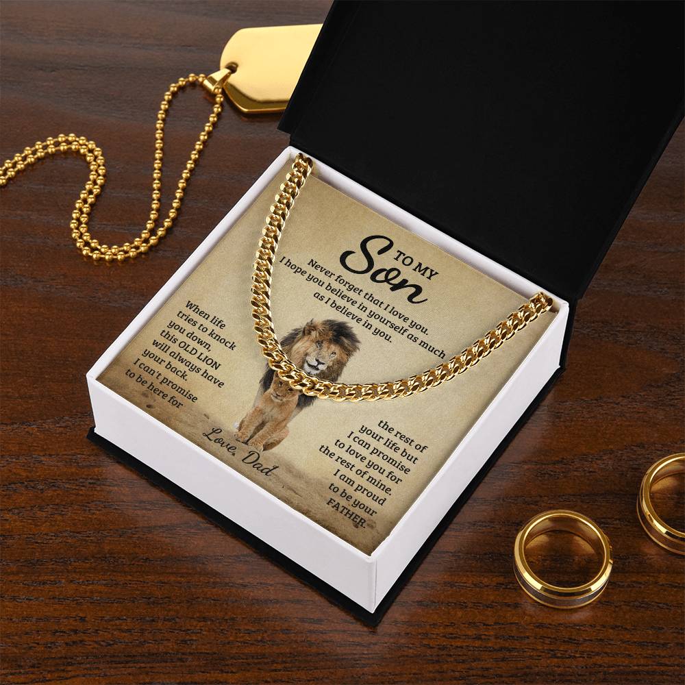 Never Forget - Cuban Link Chain - I Got You A Gift