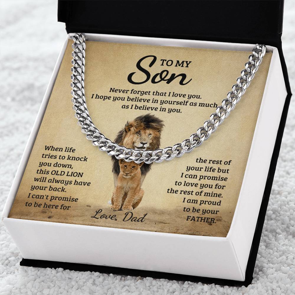 Never Forget - Cuban Link Chain - I Got You A Gift