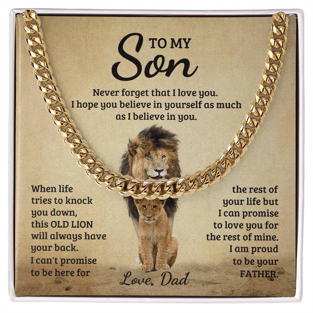 Never Forget - Cuban Link Chain - I Got You A Gift
