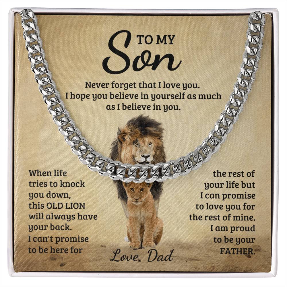 Never Forget - Cuban Link Chain - I Got You A Gift