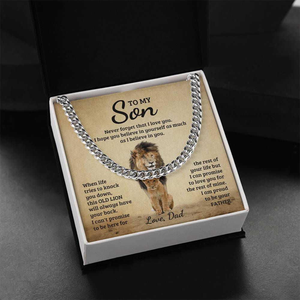 Never Forget - Cuban Link Chain - I Got You A Gift