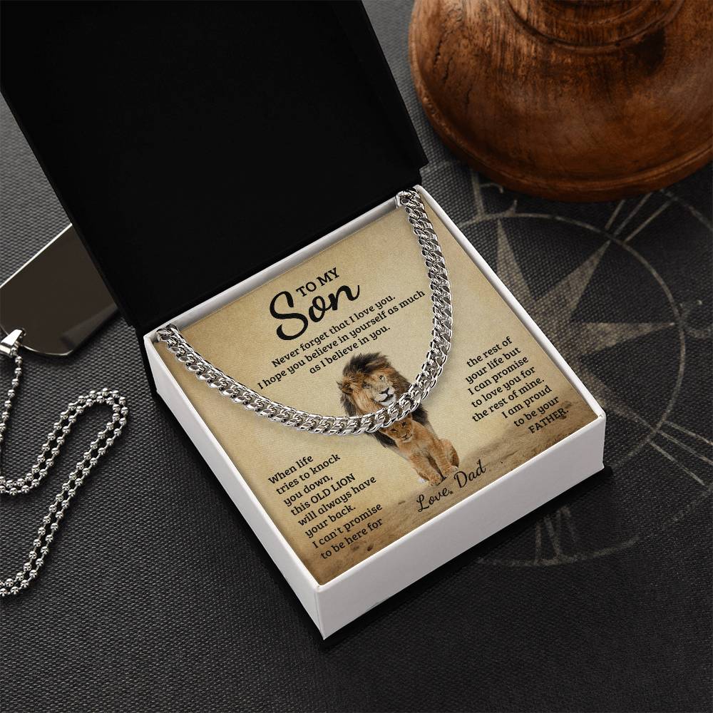 Never Forget - Cuban Link Chain - I Got You A Gift