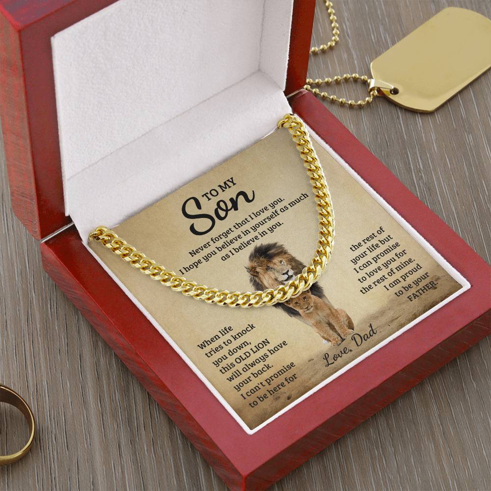 Never Forget - Cuban Link Chain - I Got You A Gift