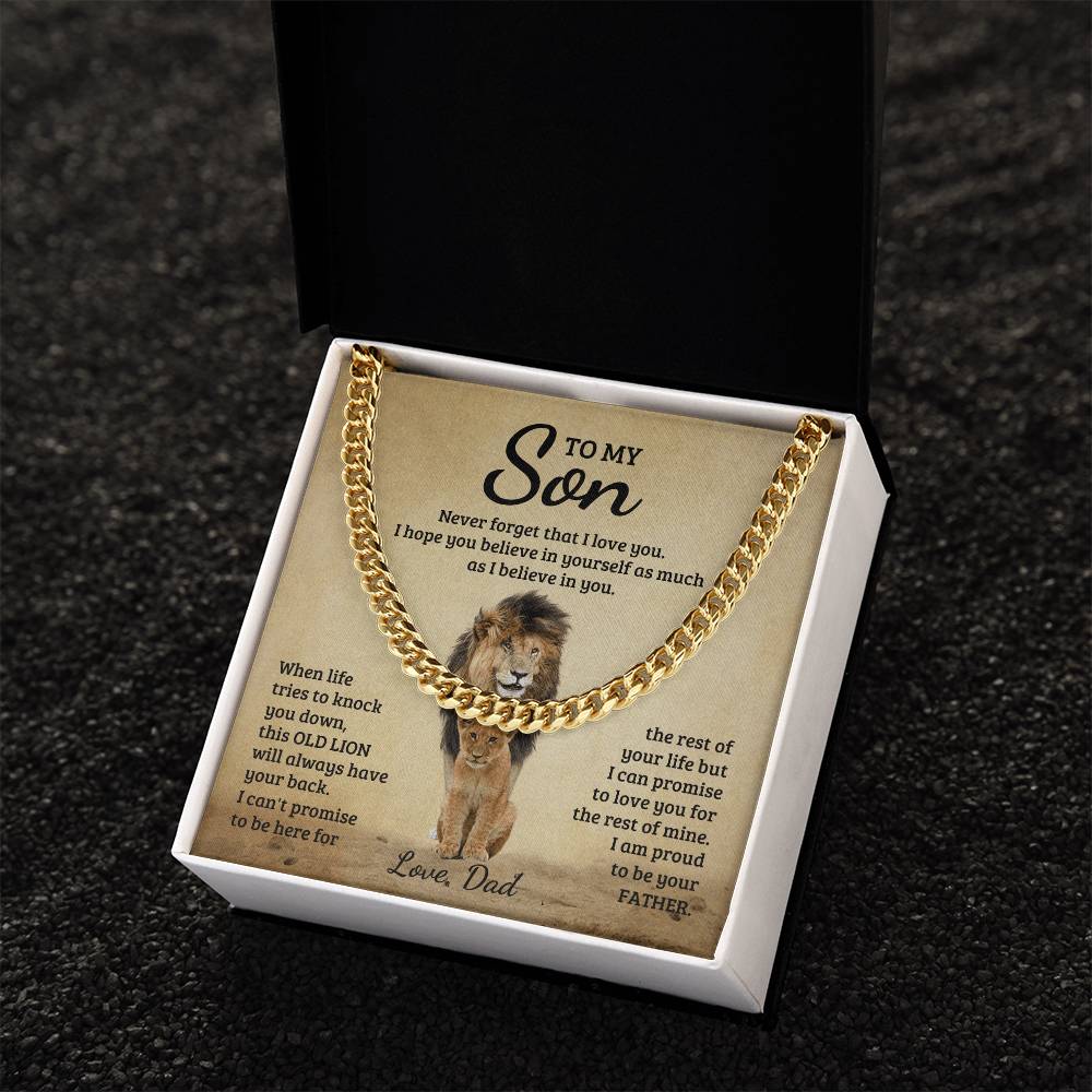Never Forget - Cuban Link Chain - I Got You A Gift
