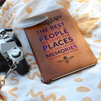 People, Places, Memories - Premium Vegan Leather Journal - I Got You A Gift