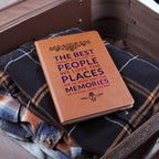 People, Places, Memories - Premium Vegan Leather Journal - I Got You A Gift