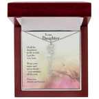 Personalized Birth Flower Name Necklace for Daughter - Custom Floral Pendant - I Got You A Gift