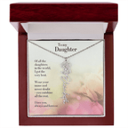 Personalized Birth Flower Name Necklace for Daughter - Custom Floral Pendant - I Got You A Gift