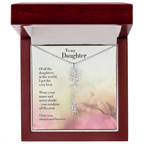 Personalized Birth Flower Name Necklace for Daughter - Custom Floral Pendant - I Got You A Gift