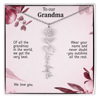 Personalized name necklace – a thoughtful gift for someone special.