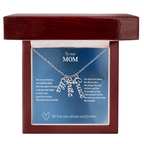 Personalized Vertical Name Necklace for Mom - Up to 4 Custom Names - I Got You A Gift