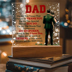 Thank You Dad - Acrylic Square - I Got You A Gift