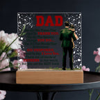 Thank You Dad - Acrylic Square - I Got You A Gift