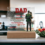 Thank You Dad - Acrylic Square - I Got You A Gift