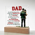 Thank You Dad - Acrylic Square - I Got You A Gift