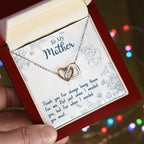 Thank You For Always Being There - Interlocking Hearts Necklace - I Got You A Gift