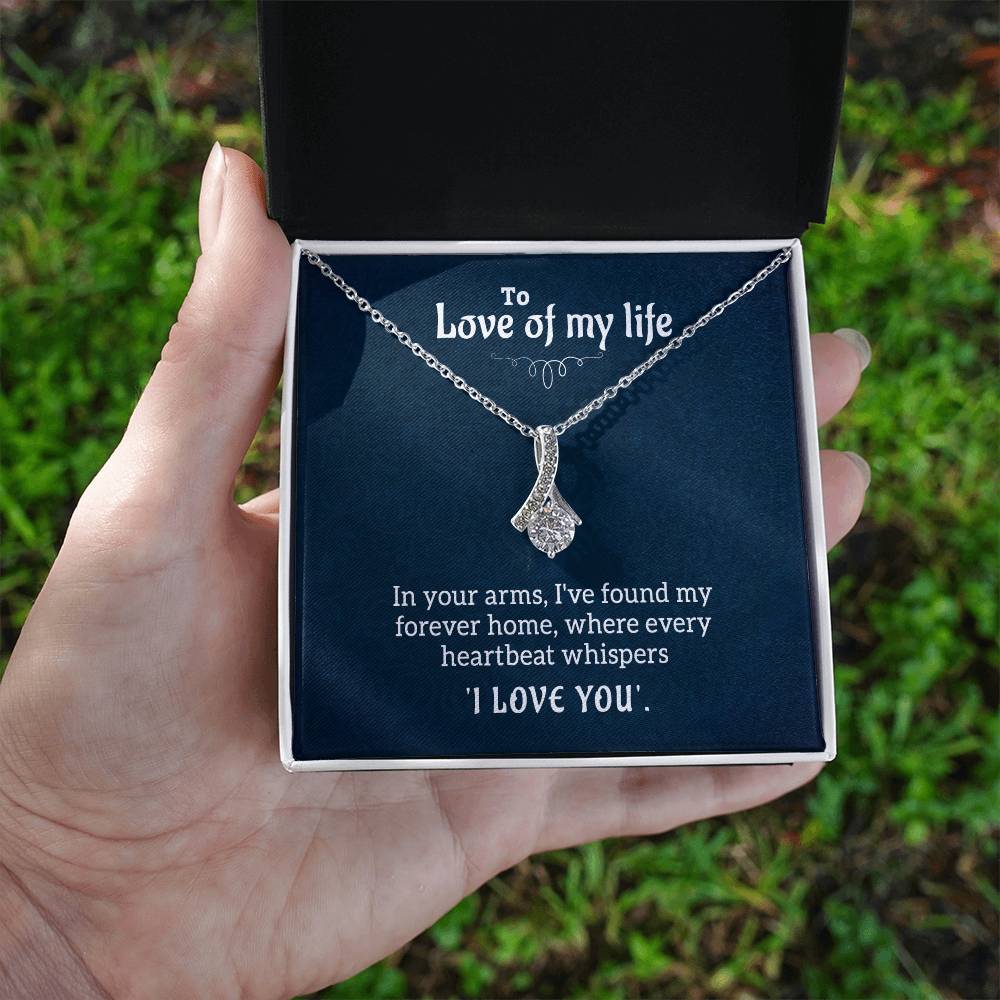 Personalized romantic necklace gift for her - custom engraved jewelry keepsake expressing eternal love and timeless devotion. This meaningful gift for wife, girlfriend, soulmate, or beloved features a handcrafted pendant with personalized message that turns a simple piece of jewelry into an unforgettable keepsake. Perfect for anniversaries, engagements, Valentine's Day, or expressing deep romantic feelings. The personalized necklace gift is meticulously designed as a luxury keepsake for special occasions.